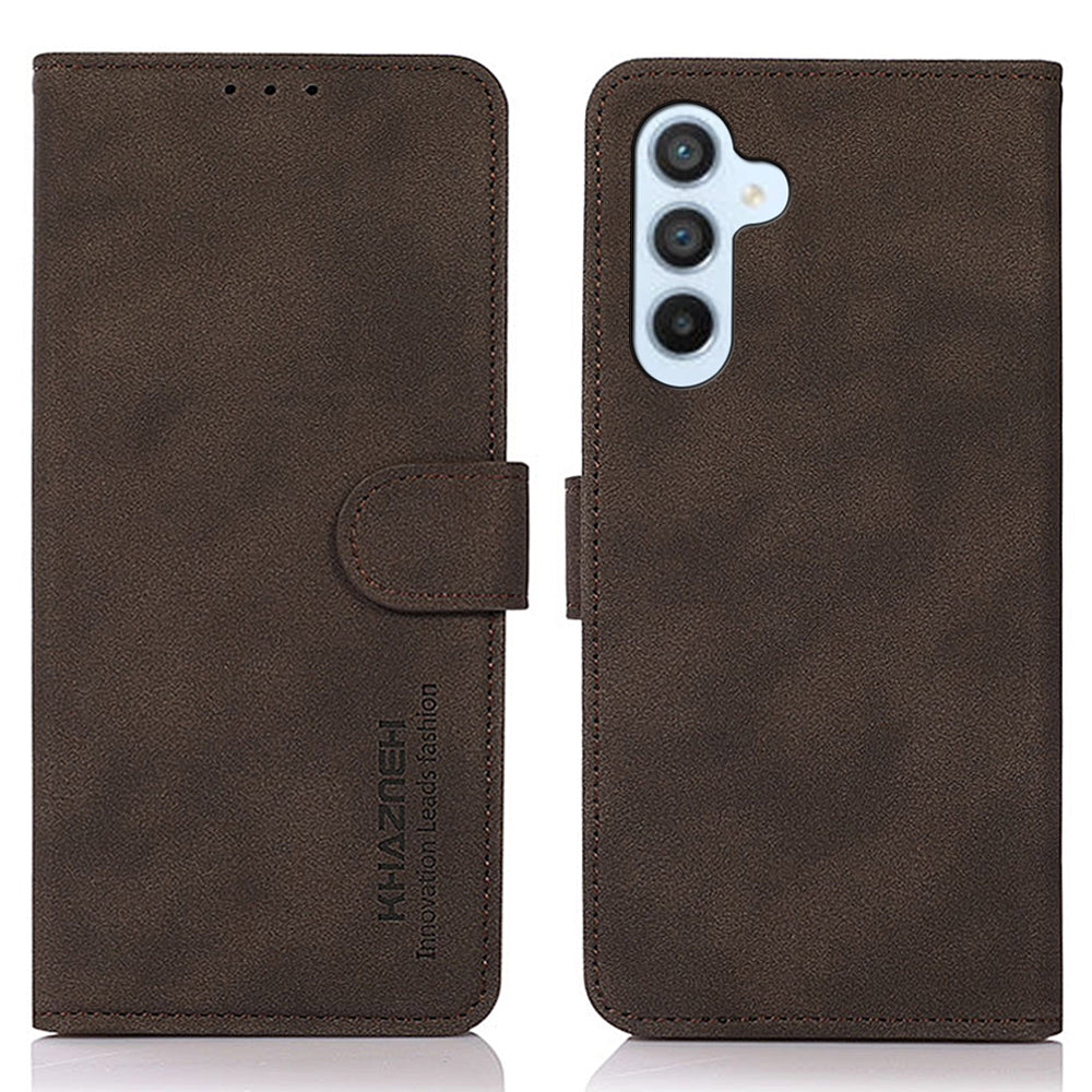 KHAZNEH For Samsung Galaxy M54 5G / F54 5G Textured PU Leather Phone Case Wallet Flip Stand Cover KHAZNEH For Samsung Galaxy M54 5G / F54 5G Textured PU Leather Phone Case Wallet Flip Stand Cover